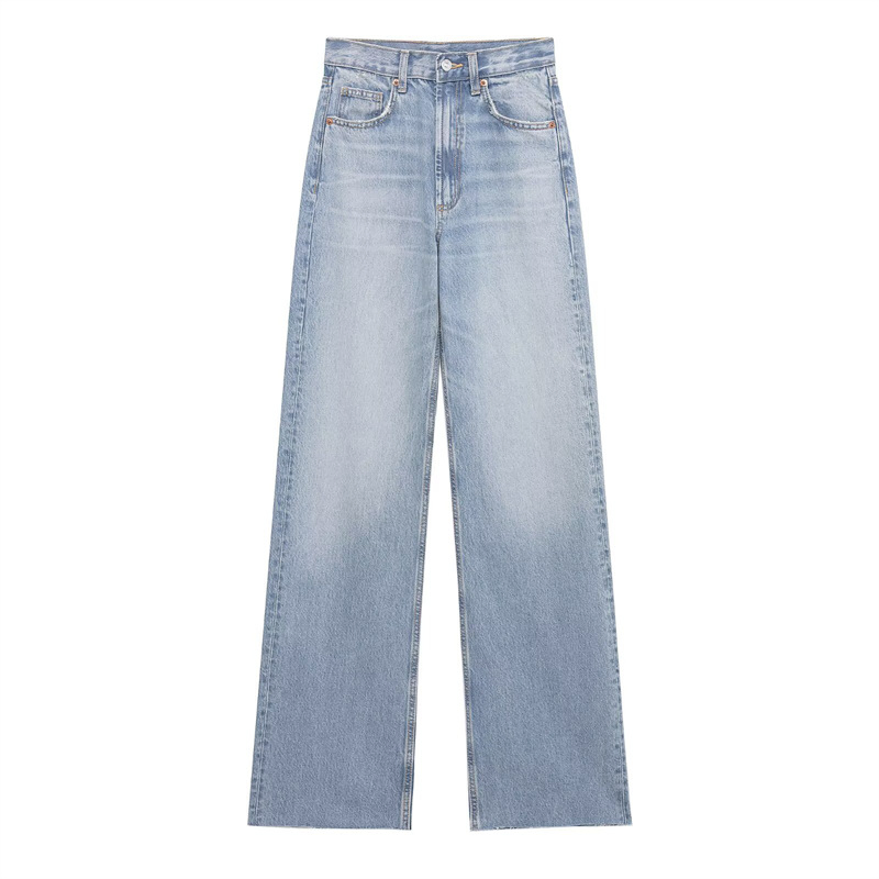 Jeans femininos de cintura alta estilosos para conforto e ajuste no dia a dia