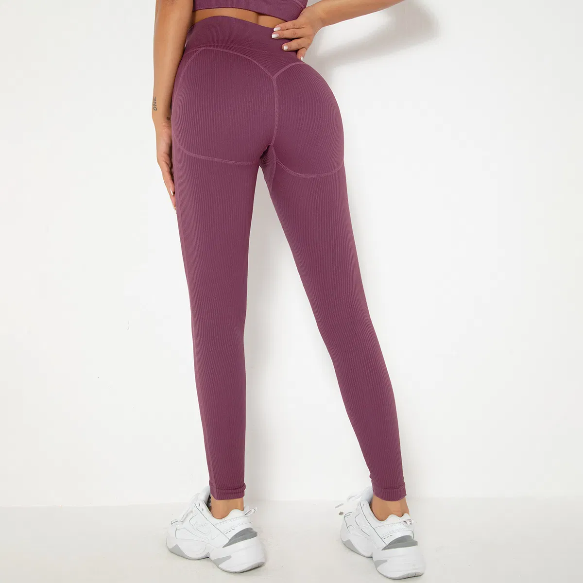 Calças esportivas femininas sem costura, leggings, roupas de yoga, roupas de ginástica, vestuário esportivo