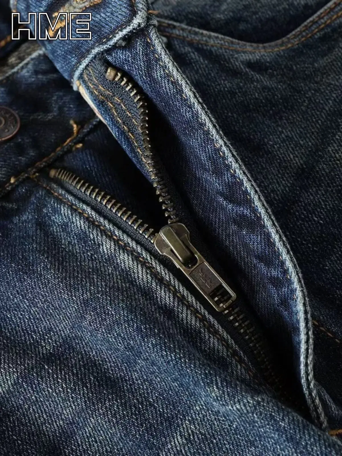 Jeans Slim Straight Leg Masculinos Desgastados para Estilo Casual