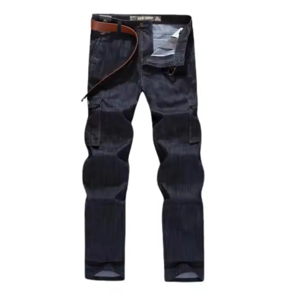 Calças Casuais Masculinas Stretch Slim-Fit Versão Coreana Calças de Pés Pequenos Pretas Calças Tapered Calças de Moda Calças Jogger