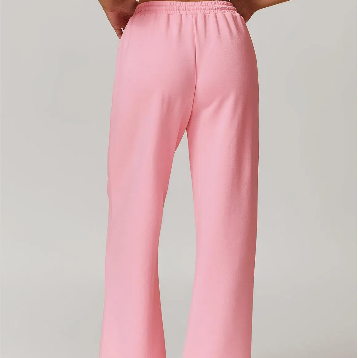 Calças de moletom largas para mulheres plus size, confortável, roupa de lazer, calças de moletom femininas plus size