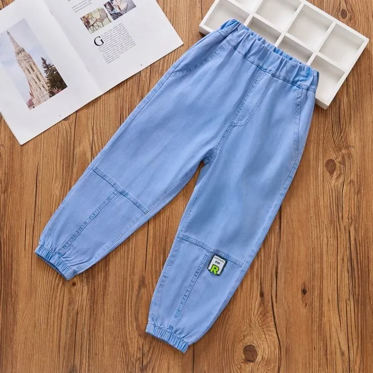 Fornecedor Verificado Fabricante Atacado Chinês Roupas Infantis Personalizadas Calças Jeans para Meninos