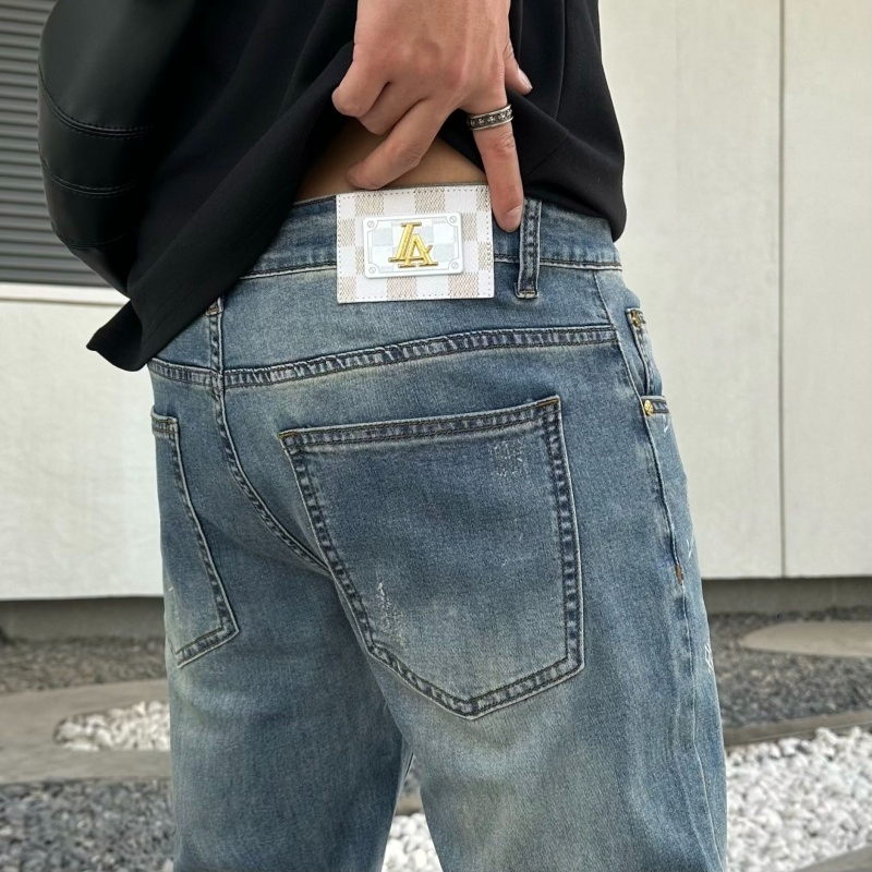 Calças de Jeans de Cintura Alta Confortáveis para Mulheres 100% Calças de Jeans de Algodão Casual de Qualidade Premium Jeans de Atacado