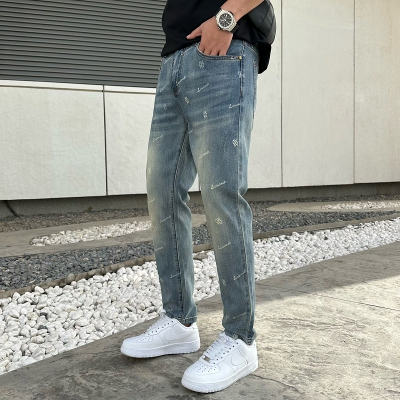 Calças de Jeans de Cintura Alta Confortáveis para Mulheres 100% Calças de Jeans de Algodão Casual de Qualidade Premium Jeans de Atacado