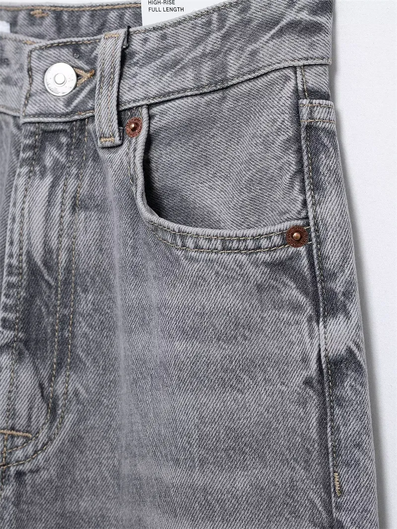 Jeans femininos de cintura alta estilosos para conforto e ajuste no dia a dia