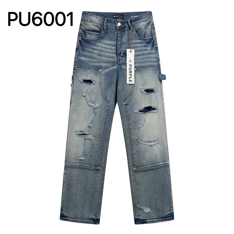 Calças Jeans Retro Whiskering para Atividades ao Ar Livre