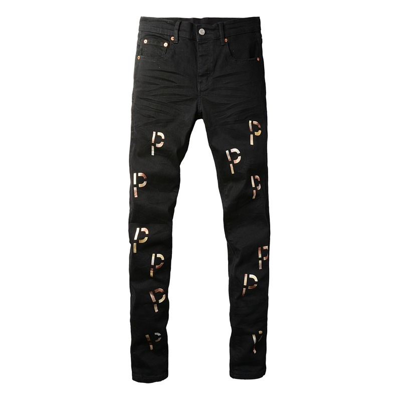 Novas Chegadas Calça Jeans Slim Fit de Alta Qualidade em Algodão Casual Reta Desgastada Lavagem Highstreet Rasgada Jeans Vintage