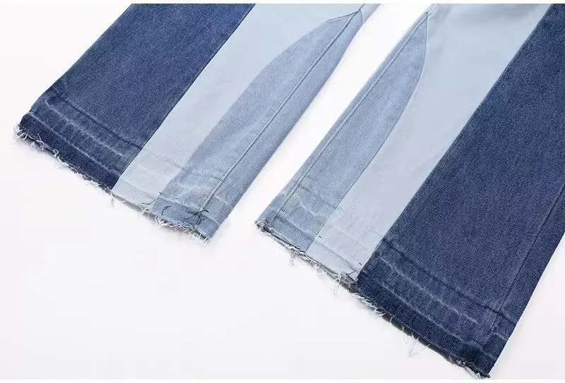 Calças jeans estéticas slim straight masculinas por atacado em denim com conforto e elasticidade