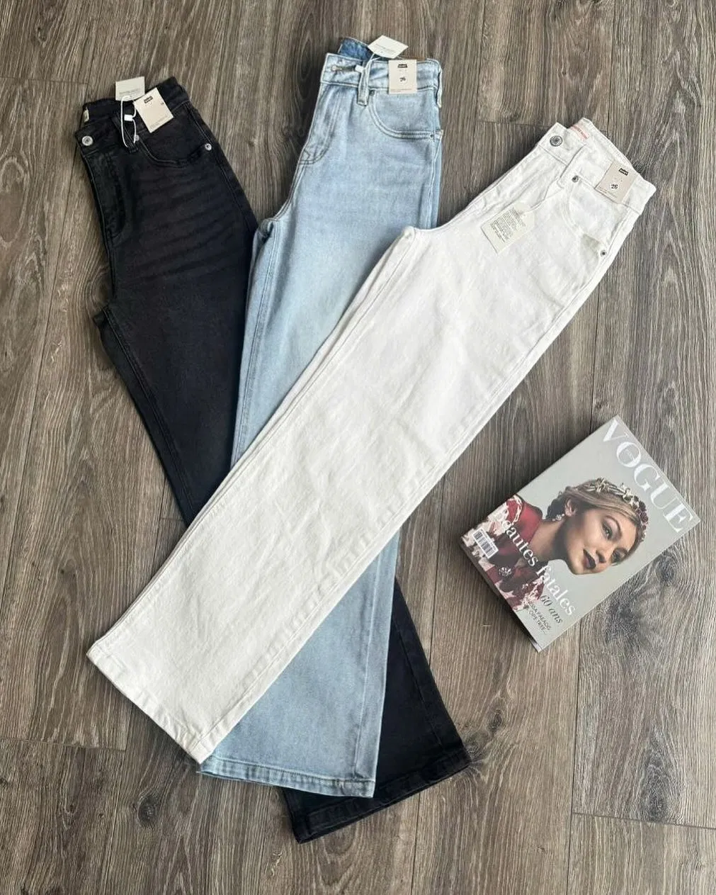 Calças Masculinas Casuais de Algodão Largas Retro Personalizadas 100%