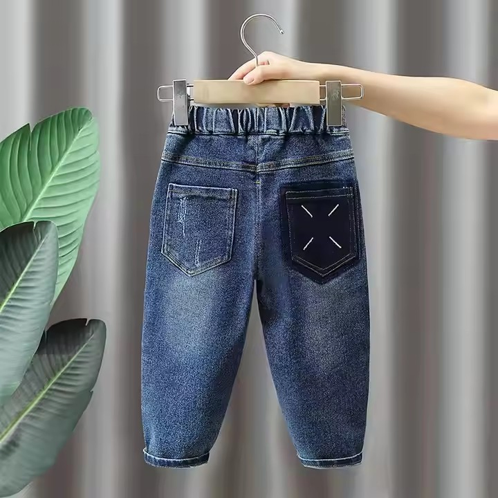 Novas Roupas Infantis de Outono e Inverno, Jeans Infantis de Alta Qualidade