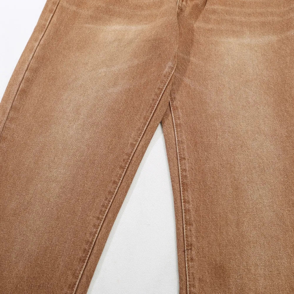 Calças Jeans Premium de Corte Reto para Homens com Aparência Desgastada da Gallery Dept