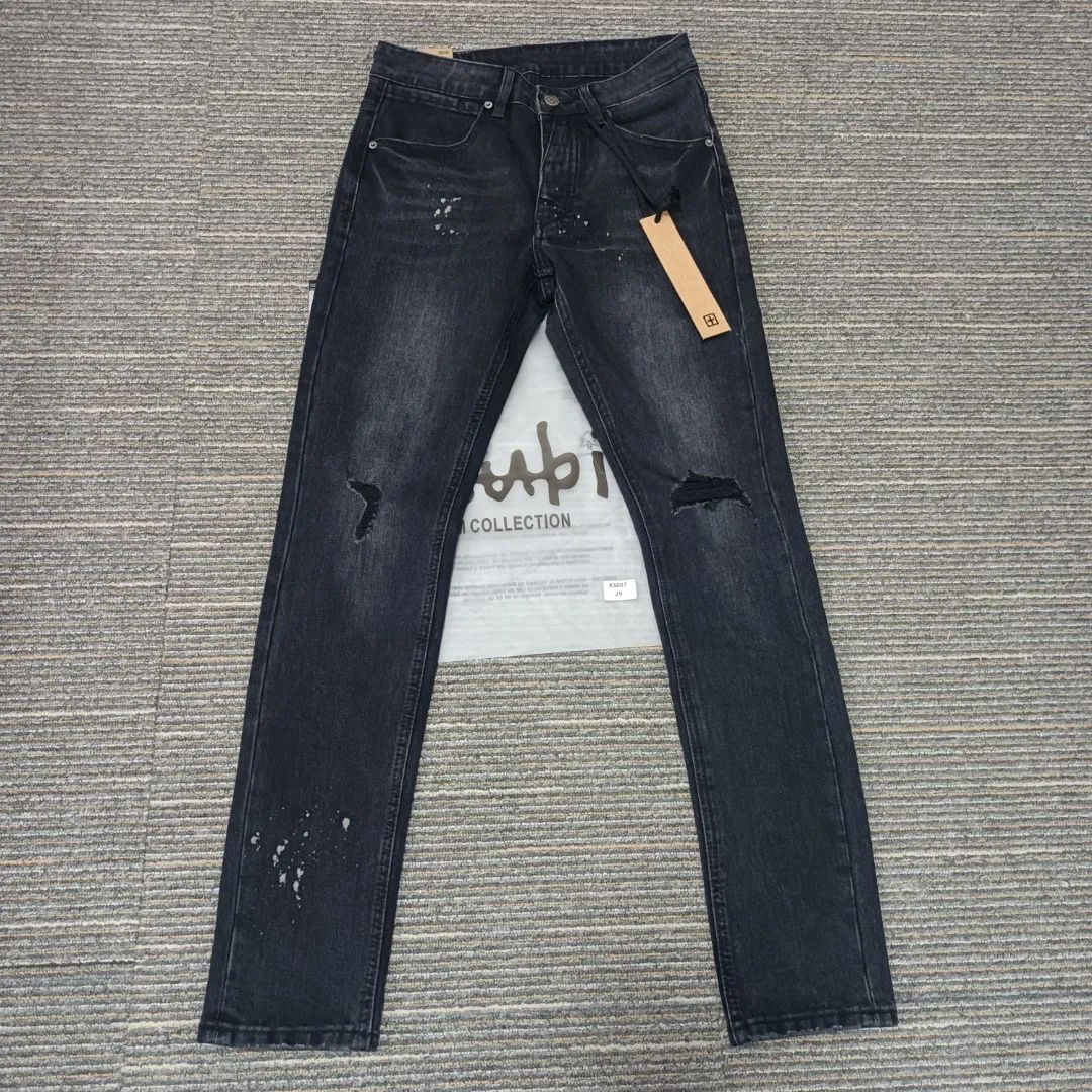 Fabricante de Jeans Slim Fit Vintage Lavado Inspirado na Ksubii