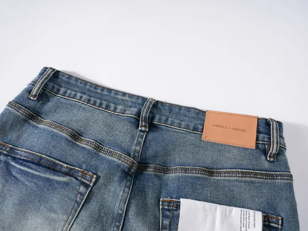 Calças Jeans Retro Whiskering para Atividades ao Ar Livre