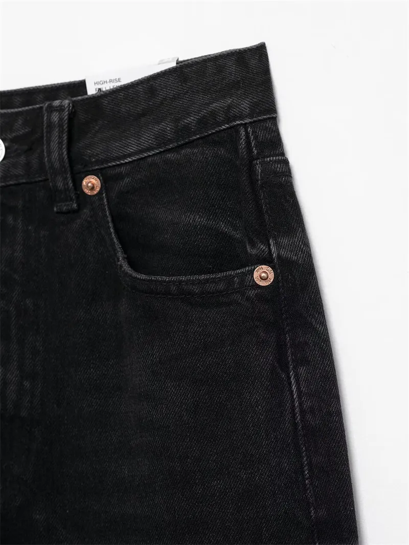 Jeans femininos de cintura alta estilosos para conforto e ajuste no dia a dia