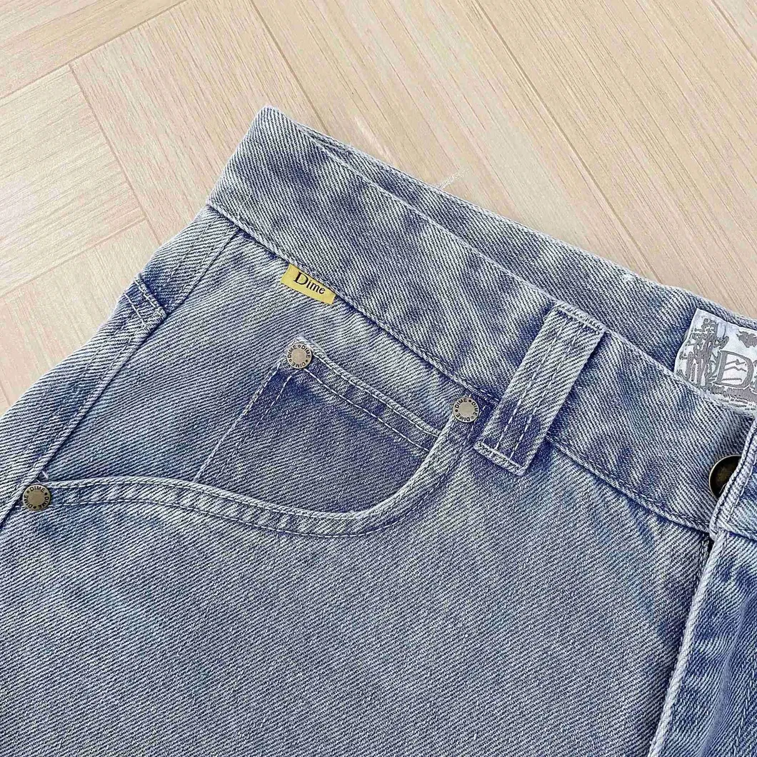 Y2K Jeans de Cintura Alta Bordados Melhores para Homens e Mulheres Y2mk Estilo Skate Baggy, Design Simples e Elegante Tendência Quente Jeant250315 Da Henio
