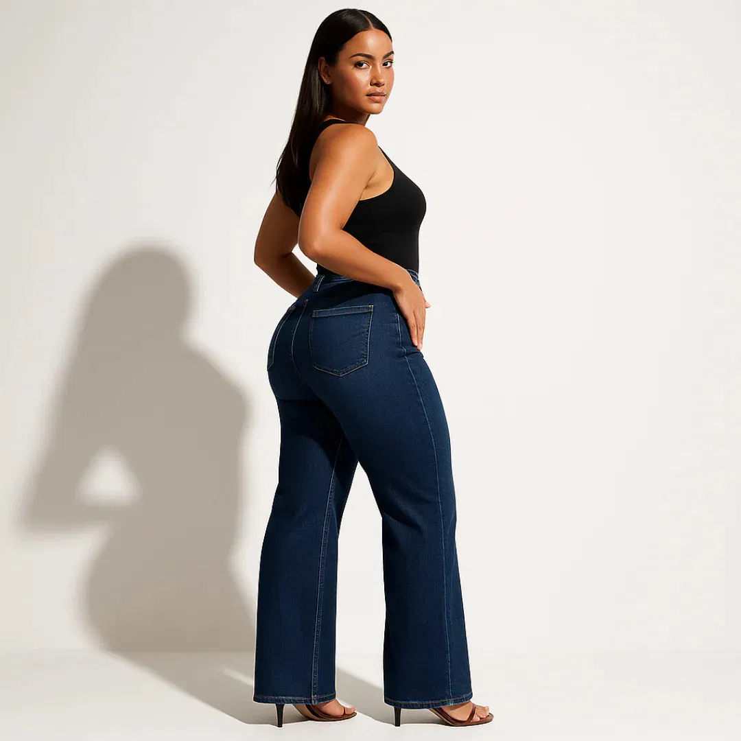 Calças de Jeans Femininas Premium Stretch Plus Size Fabricante Etiqueta Privada OEM ODM Atacado Compradores