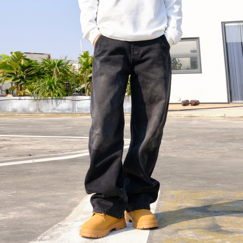 Fabricante de Marca de Alta Qualidade Jeans Masculinos Luxo Y2K Hip Hop Stretch Rasgado Lavagem Jeans