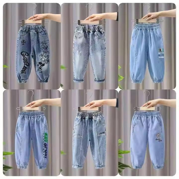 Novas Roupas Infantis de Outono e Inverno, Jeans Infantis de Alta Qualidade