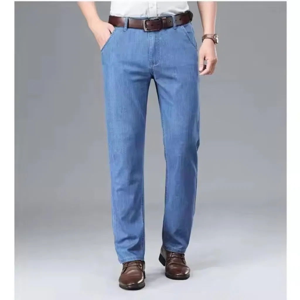 Calças Casuais Masculinas Stretch Slim-Fit Versão Coreana Calças de Pés Pequenos Pretas Calças Tapered Calças de Moda Calças Jogger