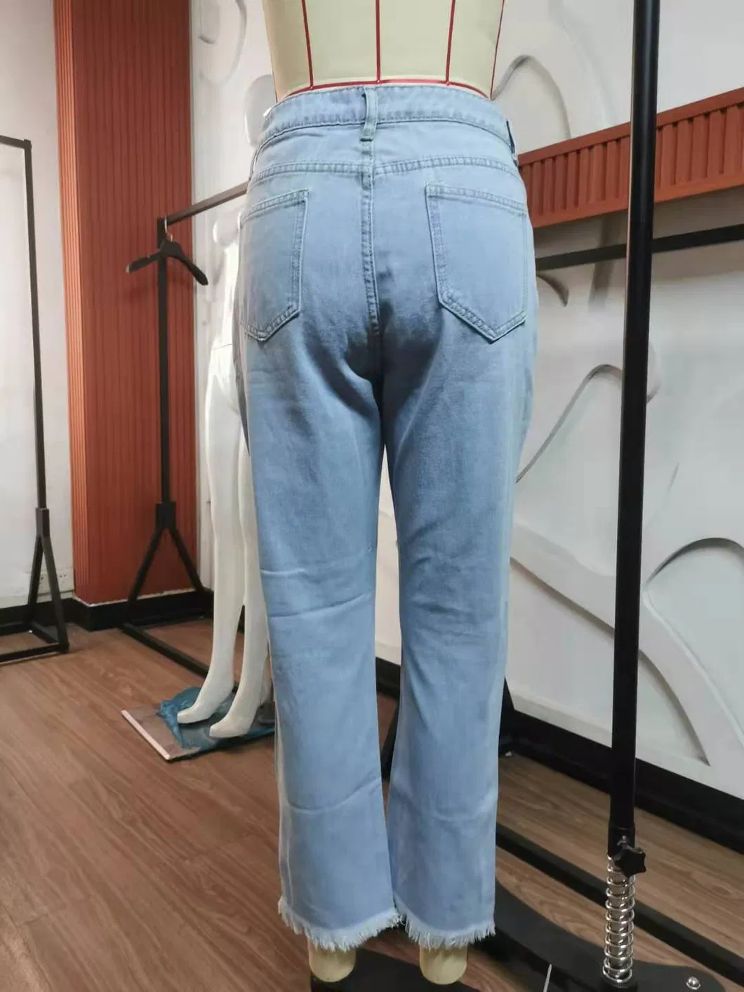 Calças Jeans Femininas Atacado Calças Justas Sexy para Senhoras em Denim