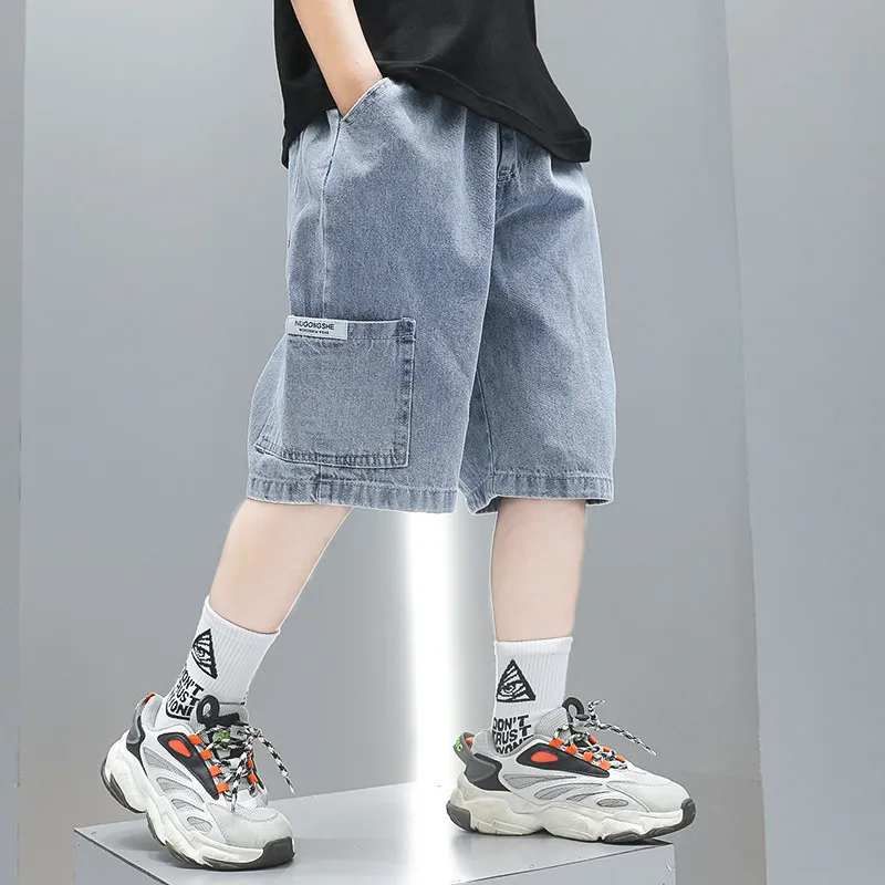 Fornecedor Verificado Fabricante Atacado Chinês Roupas Infantis Personalizadas Calças Jeans para Meninos
