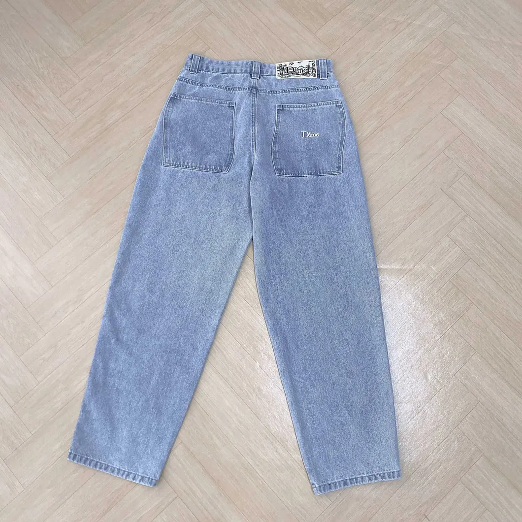 Y2K Jeans de Cintura Alta Bordados Melhores para Homens e Mulheres Y2mk Estilo Skate Baggy, Design Simples e Elegante Tendência Quente Jeant250315 Da Henio