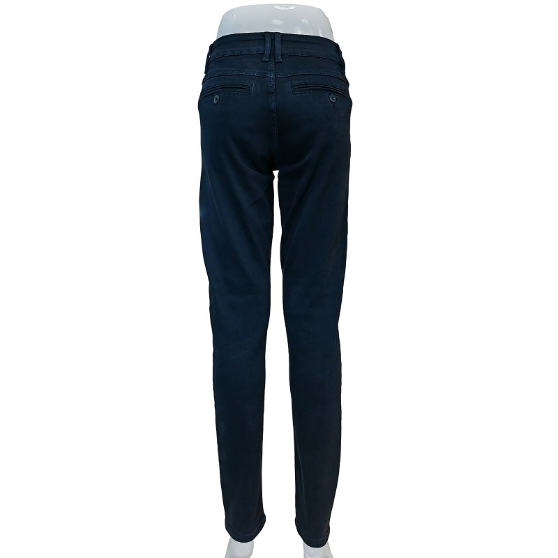 Calças de Denim Clássicas para Mulheres com Logo Personalizado, Jeans Slim Fit com Stretch