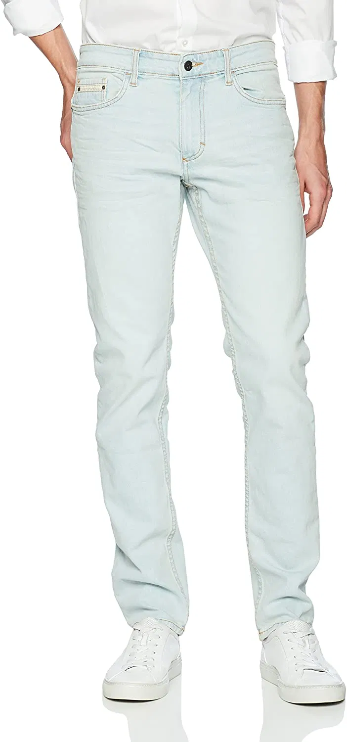 Jeans casuais masculinos personalizados por atacado