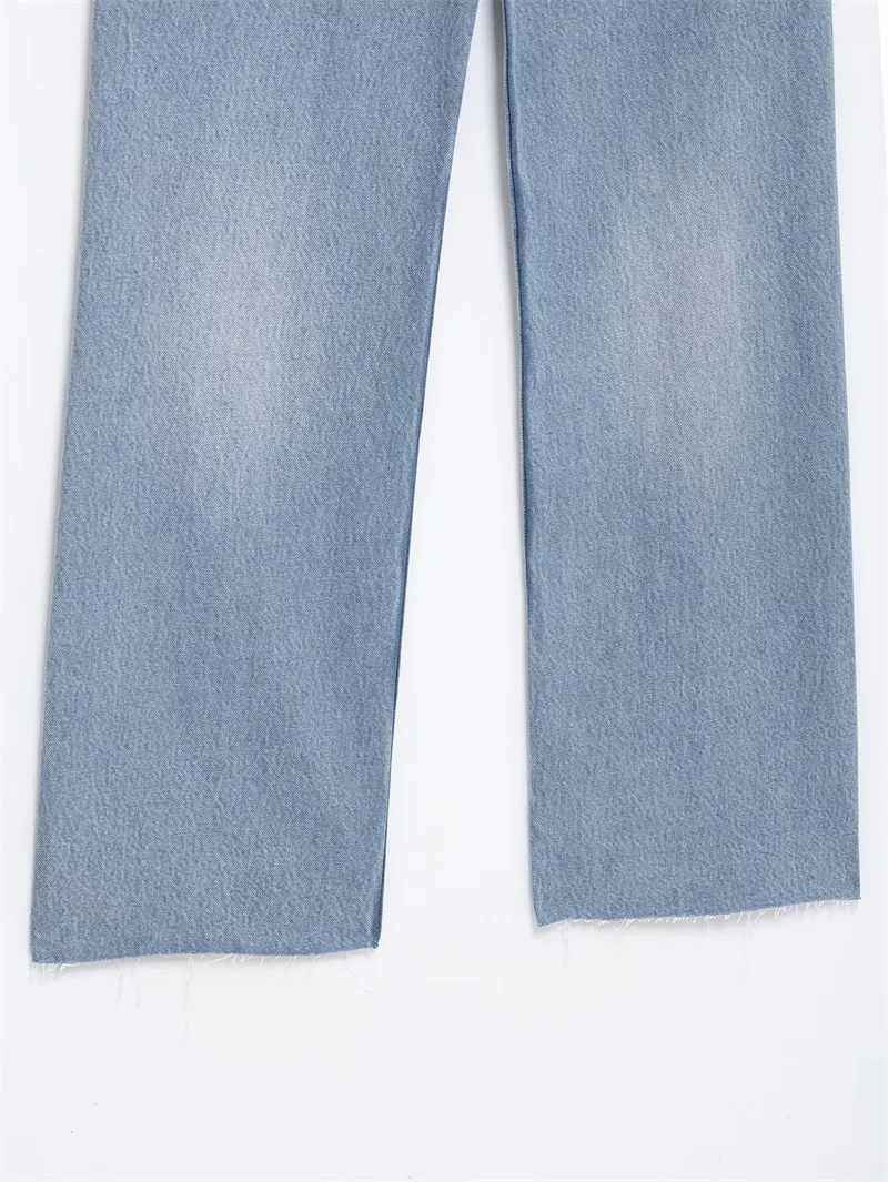 Jeans femininos de cintura alta estilosos para conforto e ajuste no dia a dia