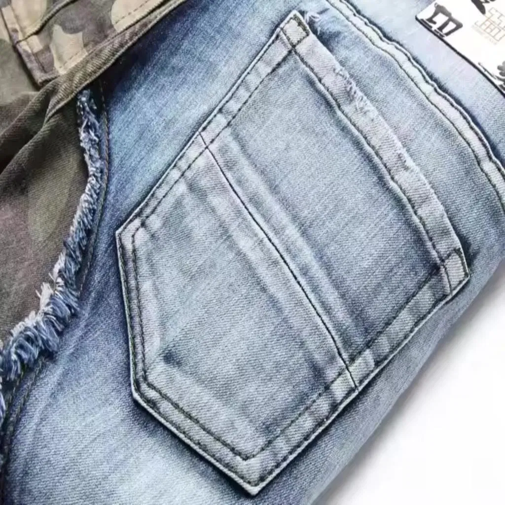 Calças de Jeans Casuais Masculinas Stretch Duráveis e Respiráveis para Atividades ao Ar Livre Estilo Europeu Moda Calças Cargo