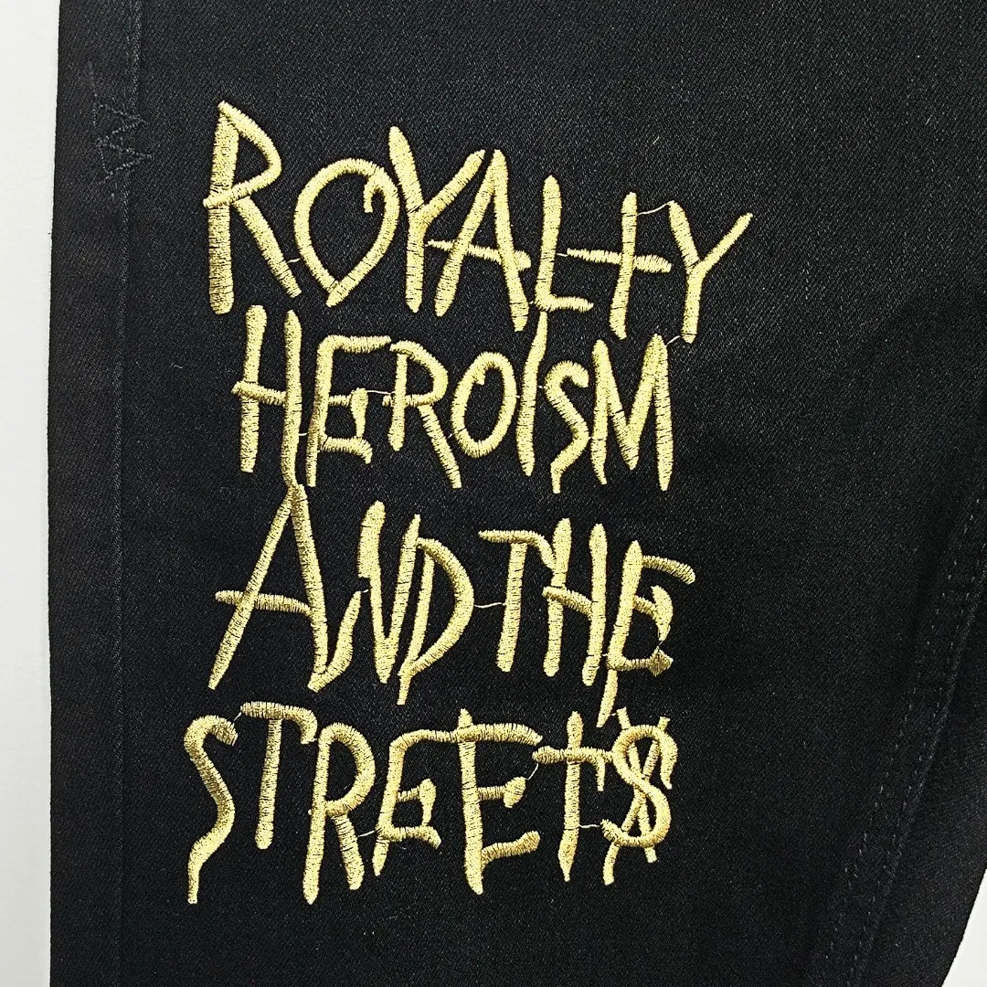 Calças de Denim Slim Fit por Atacado Design Personalizado