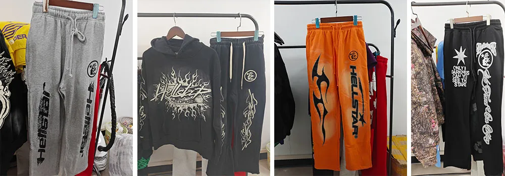 Calças Jeans Unissex de Perna Reta com Logo Gráfico e Ajuste Relaxado Suporte OEM