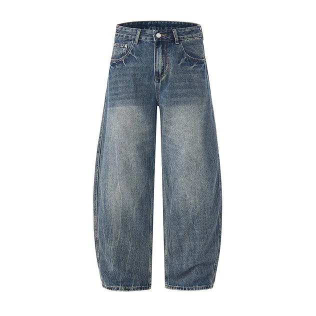 Calça Jeans Masculina Street com Detalhe de Rasgos e Gradiente Fadado Premium