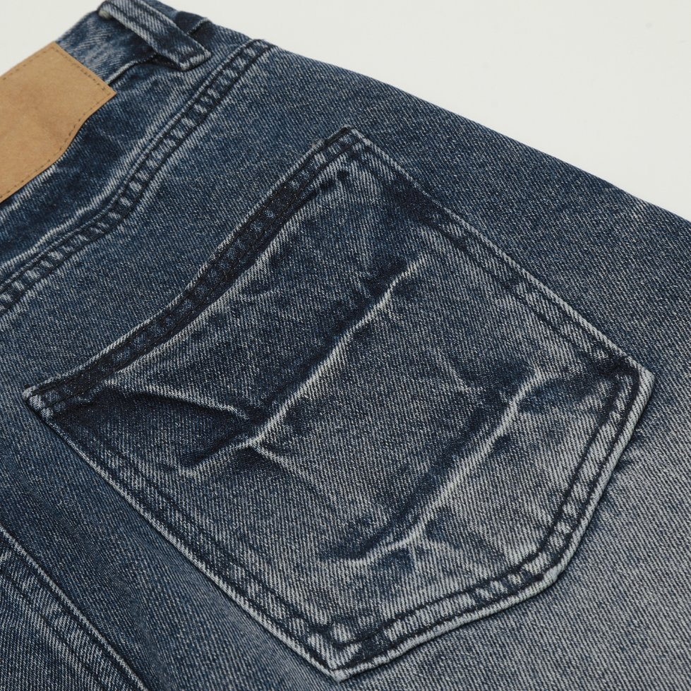 Calça Jeans Masculina Faded Premium Soft com Lavagem Clara e Estilo Fashion Flare