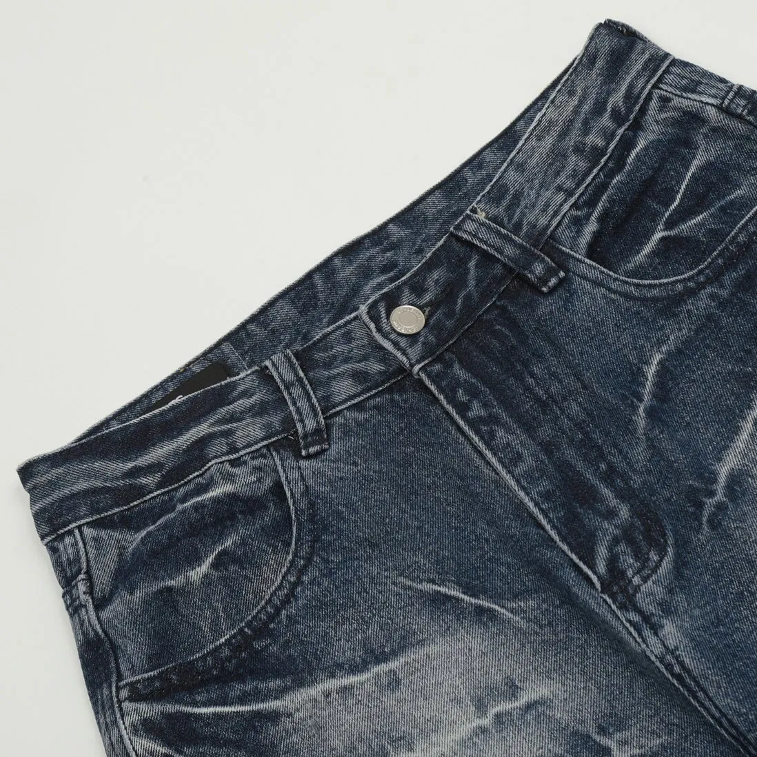 Calça Jeans Masculina Faded Premium Soft com Lavagem Clara e Estilo Fashion Flare