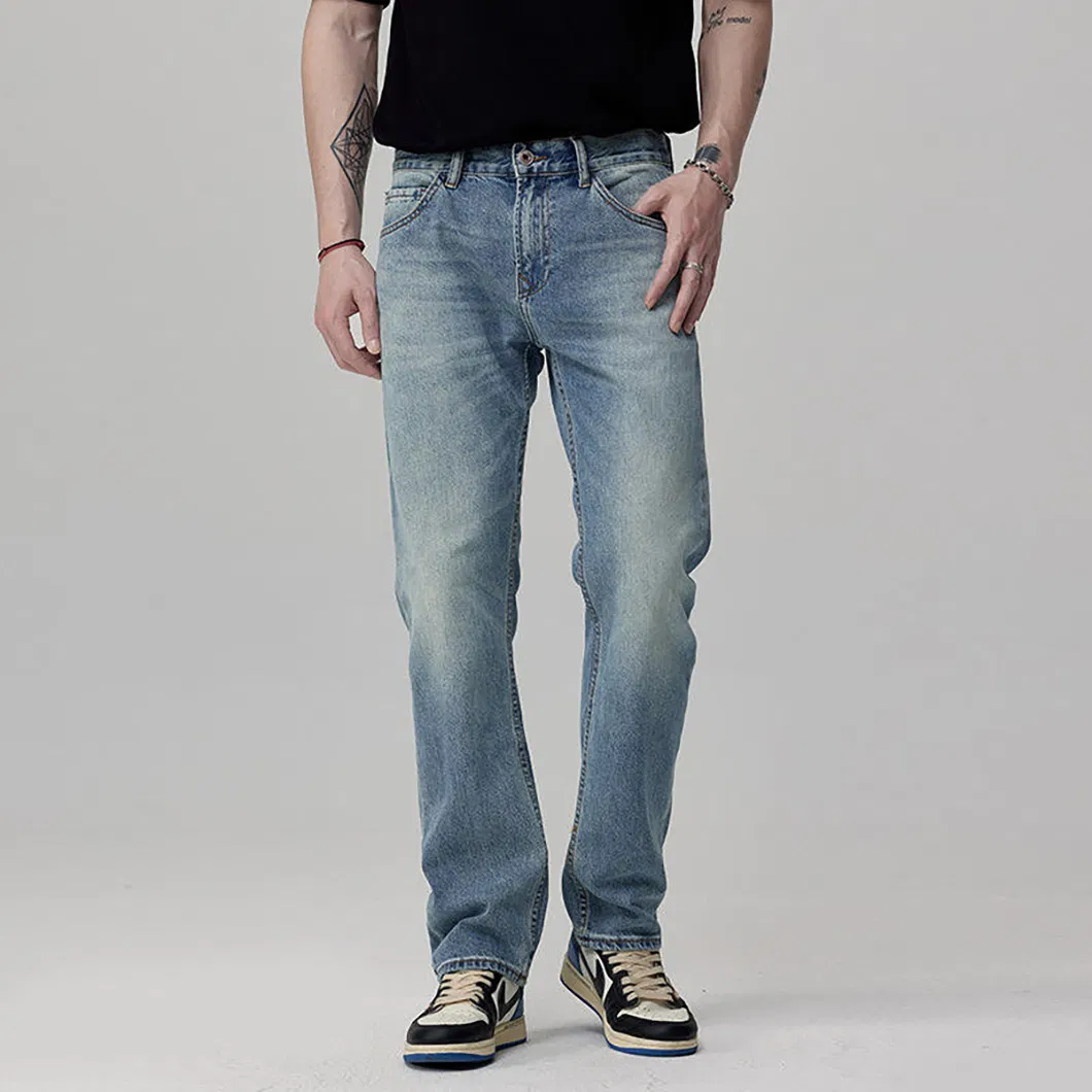 Novos Jeans Slim-Fit Personalizados para Homens