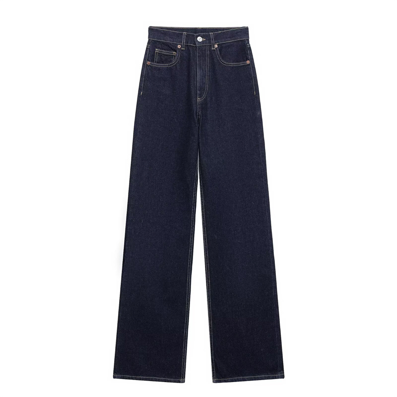 Jeans femininos de cintura alta estilosos para conforto e ajuste no dia a dia