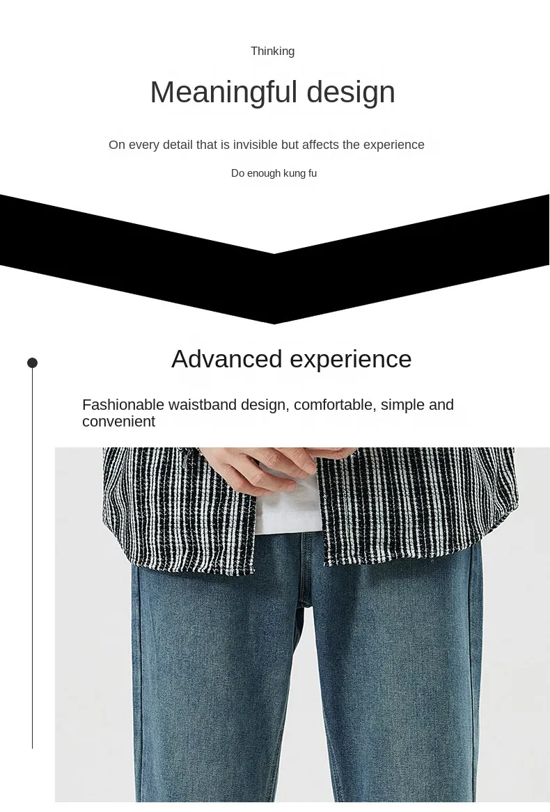 Calças largas de cintura alta estilo americano, jeans retro levemente flare para homens, calças de denim em branco para casais
