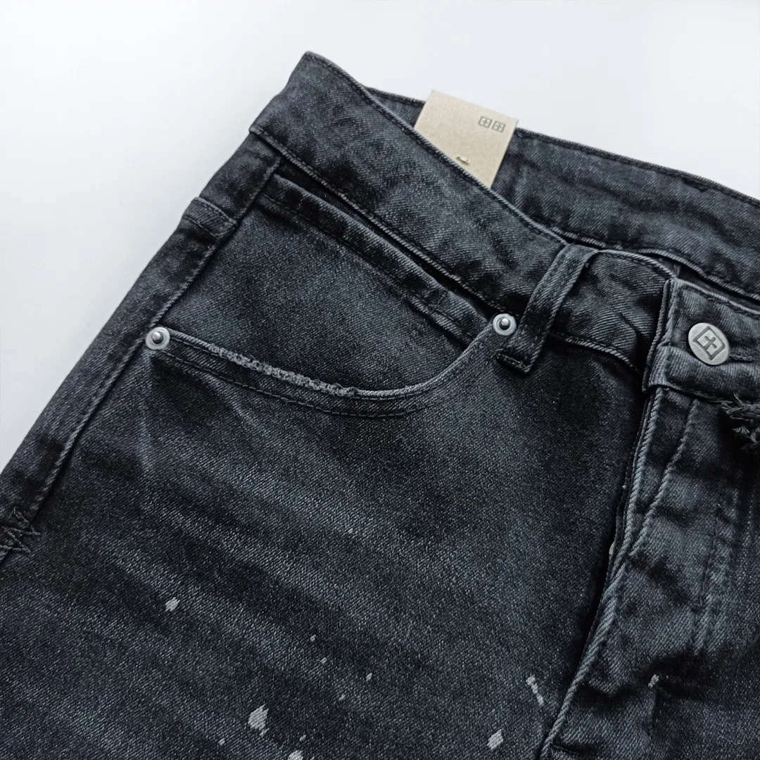 Fabricante de Jeans Slim Fit Vintage Lavado Inspirado na Ksubii