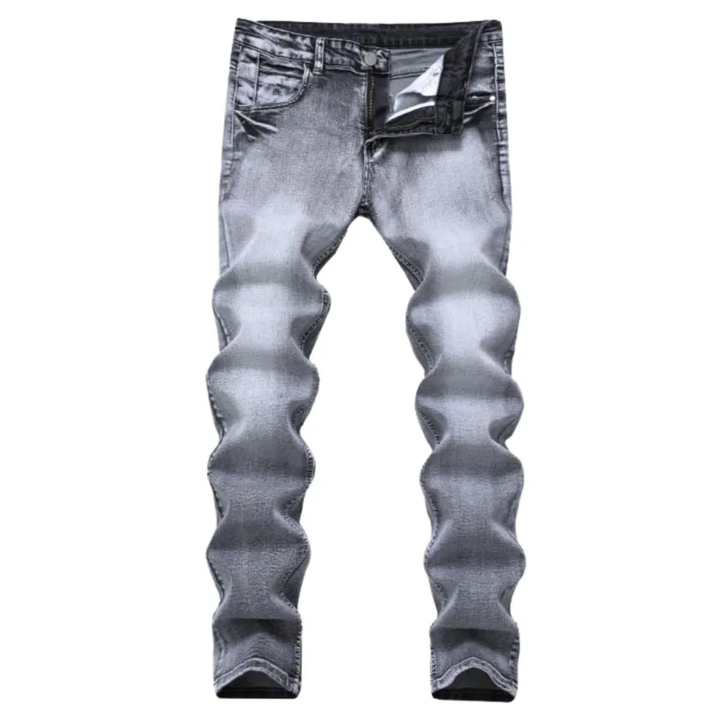 Calças Casuais Masculinas Stretch Slim-Fit Versão Coreana Calças de Pés Pequenos Pretas Calças Tapered Calças de Moda Calças Jogger