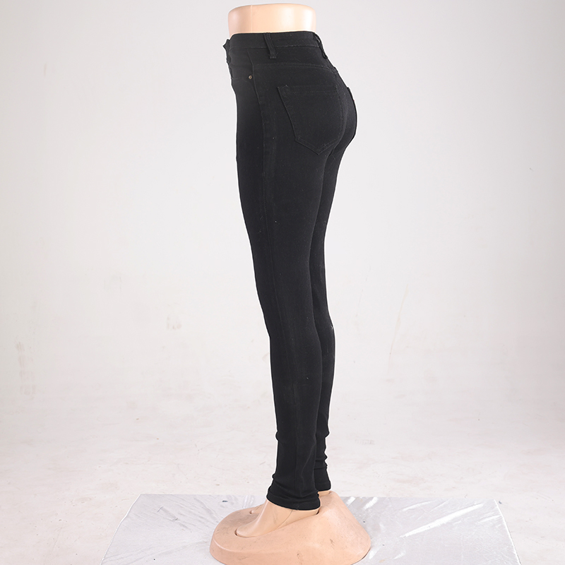 Calças de Cintura Alta Femininas, Calças Slim, Calças de Lápis Femininas, Jeans Skinny Femininos, Pantalones