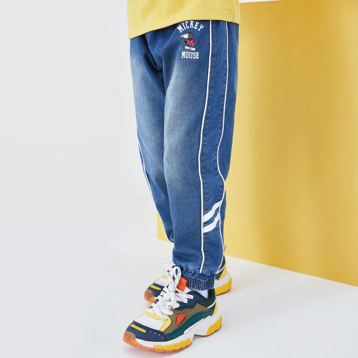 Calças de Outono para Crianças, Jeans de Algodão Macio para Meninos