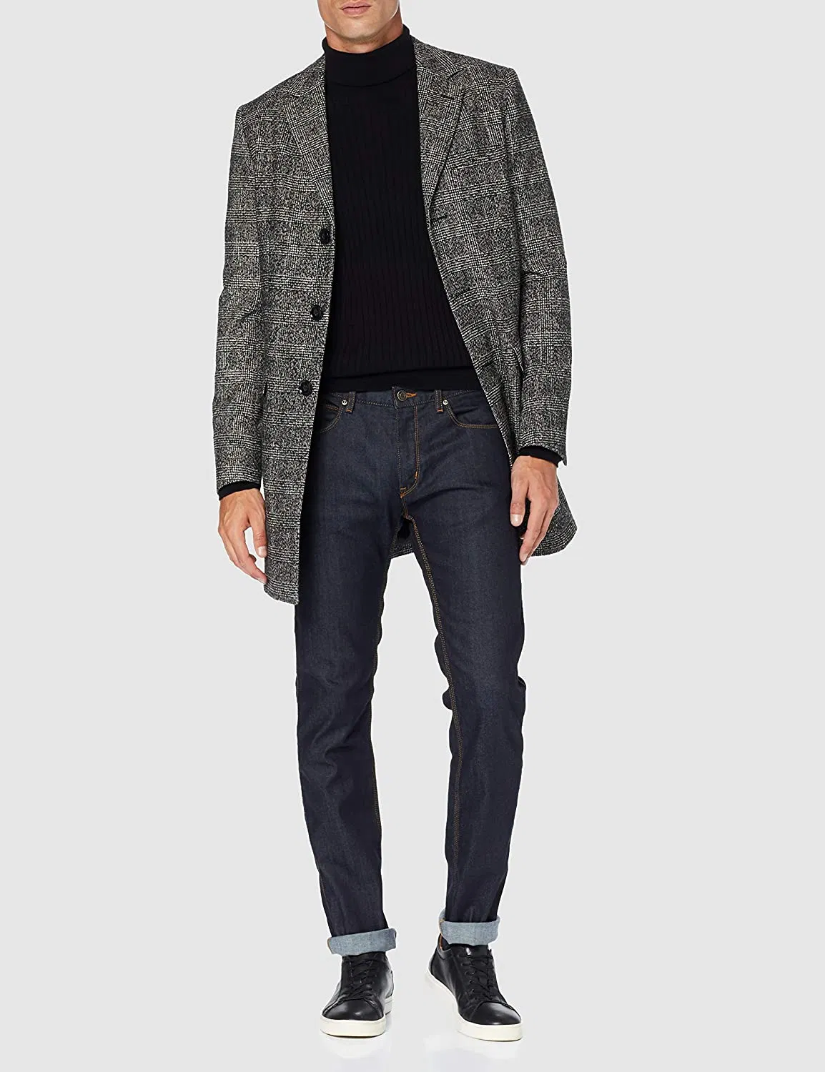 Calças de cowboy de denim personalizadas para homens de marcas de alto padrão