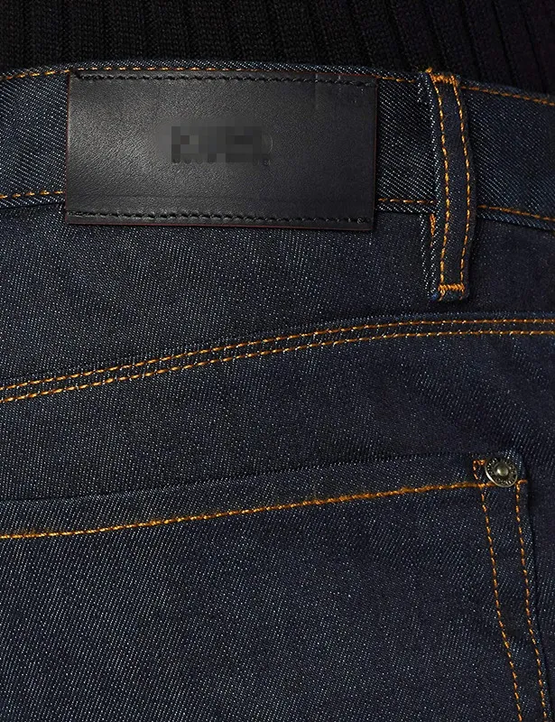 Calças de cowboy de denim personalizadas para homens de marcas de alto padrão