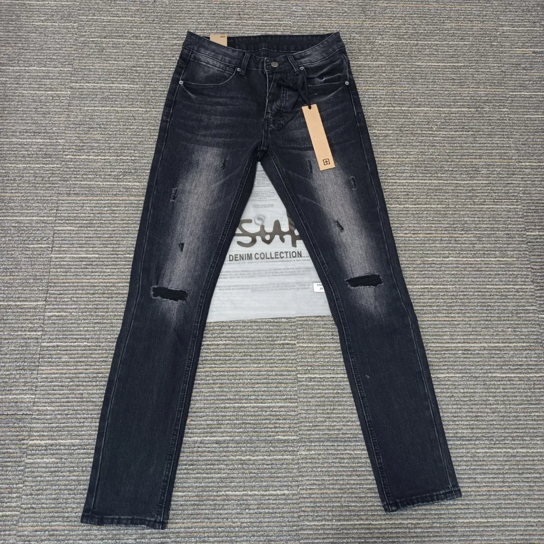 Jeans de denim vintage lavados inspirados na Ksubii em atacado premium