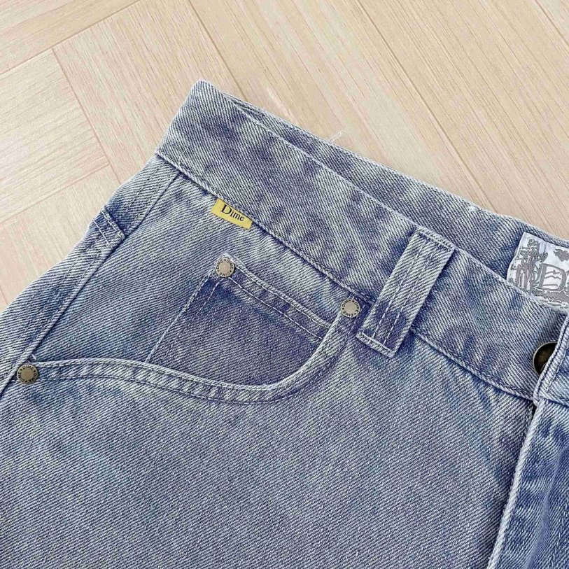 Y2K Jeans de Cintura Alta Bordados Melhores para Homens e Mulheres Y2mk Estilo Skate Baggy, Design Simples e Elegante Tendência Quente Jeant250315 Da Henio