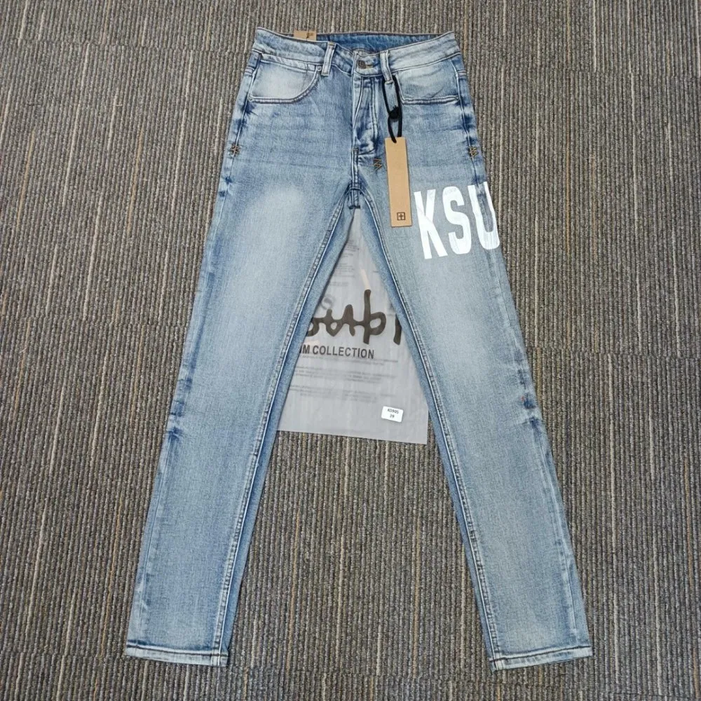 Serviço de Atacado de Jeans com Bordado Cruzado Inspirado na Ksubii Premium