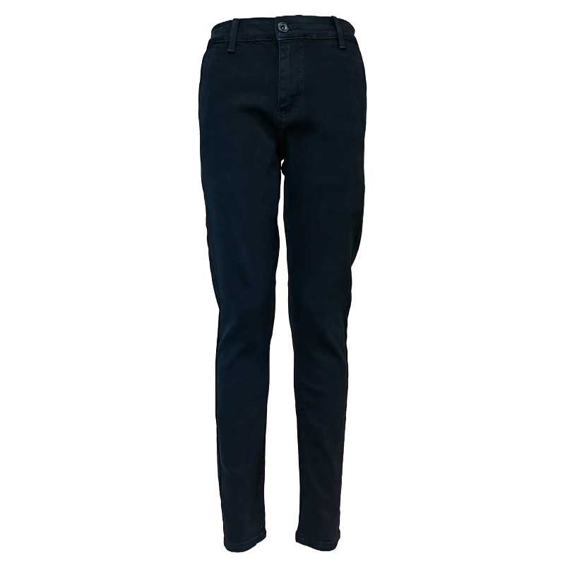 Calças de Denim Clássicas para Mulheres com Logo Personalizado, Jeans Slim Fit com Stretch