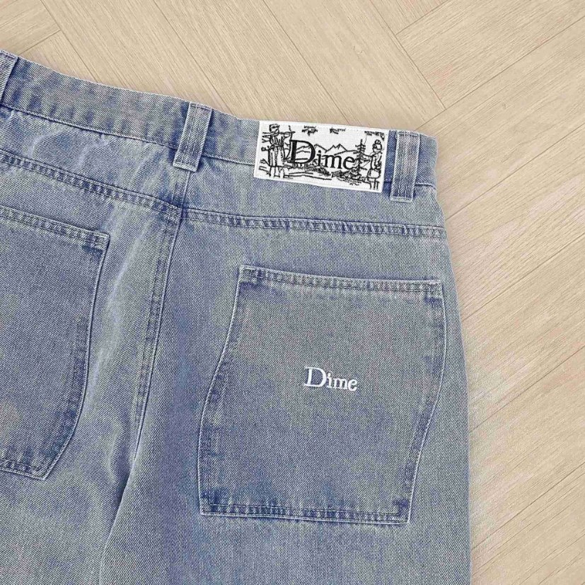 Y2K Jeans de Cintura Alta Bordados Melhores para Homens e Mulheres Y2mk Estilo Skate Baggy, Design Simples e Elegante Tendência Quente Jeant250315 Da Henio