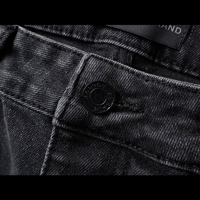 Calças de Jeans Retas Inspiradas em OEM Roxas, Vintage, Desgastadas, em Lote